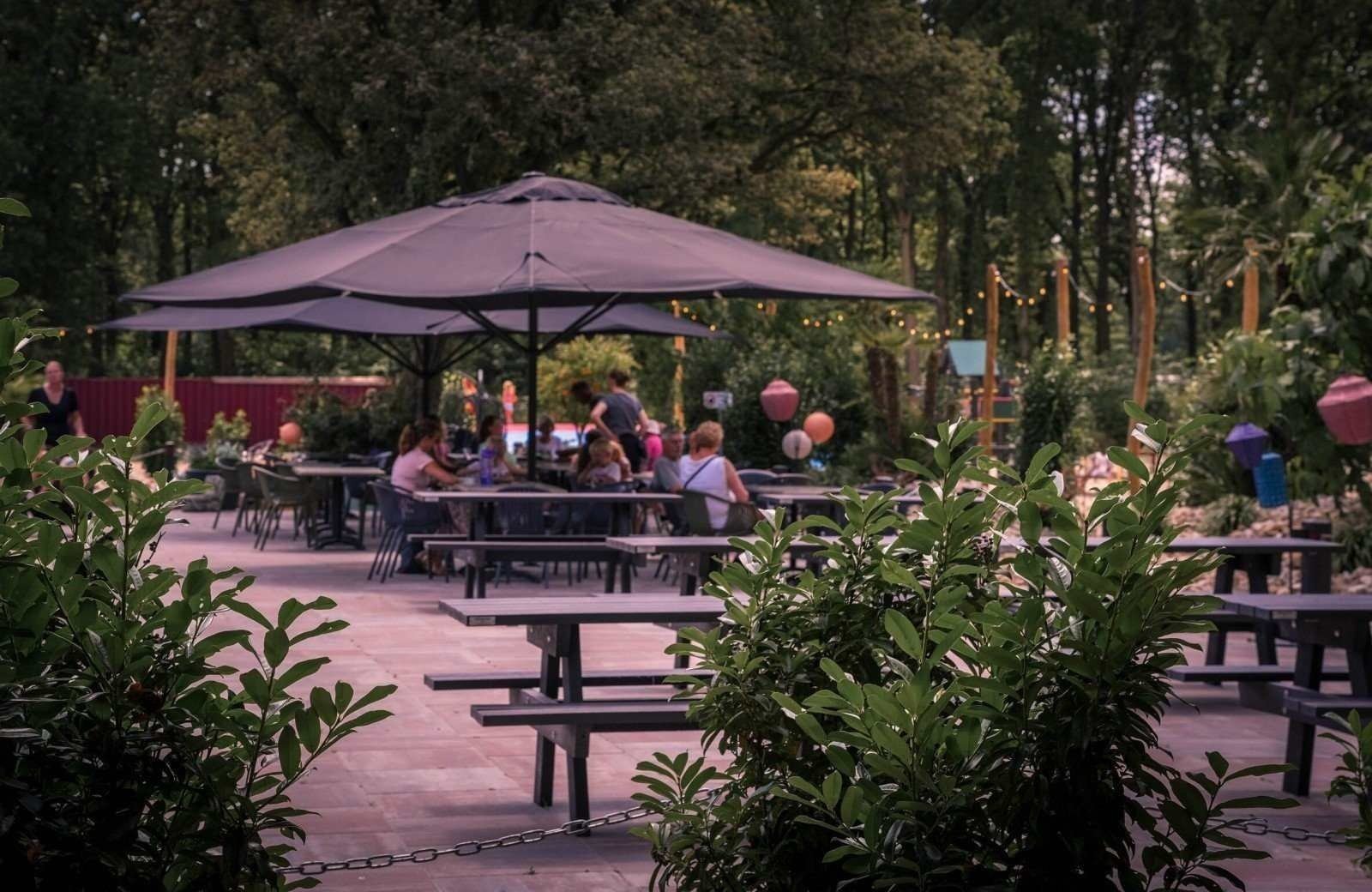 Restaurant mit Terrasse 5 Sterne Camping Holland